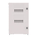 ALGCom GO 12U Fit Floor Outdoor Enclosure with Battery Compartment - White