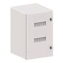 ALGCom GO 12U Fit Floor Outdoor Enclosure with Battery Compartment - White