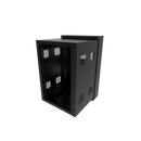 Hammond 18U 61-cm (24-in) Wide 68.6-cm (27-in) Deep Swing Out Sectional Wall Mount Rack Cabinet