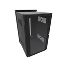 Hammond 20U 78.7-cm (31-in) Deep Swing Out Sectional Wall Mount Rack Cabinet with Window Door