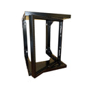 Hammond 12U Adjustable Depth Center Swing Wall Rack