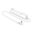 Kasa Smart Wi-Fi Power Strip 3-Outlets - White