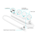 Kasa Smart Wi-Fi Power Strip 3-Outlets - White