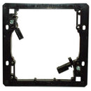 Arlington LV2 Double Gang Low Voltage Mounting Bracket - Black