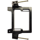Arlington Nail-On Low Voltage Single Gang Mounting Bracket - Black
