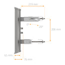 Mimosa 4.9-6.4-GHz 2-port 19-dBi 45-degree Sector Antenna - White