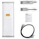 Mimosa 4.9-6.4-GHz 2-port 19-dBi 45-degree Sector Antenna - White