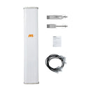 Mimosa 4.9-6.4-GHz 4-port 22-dBi 45-degree Sector Antenna - White