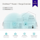 TP-Link AC1900 Wi-Fi Range Extender 12,000-sq ft Coverage - White