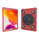 CTA Digital Magnetic Splash-Proof Case with Metal Mounting Plates for iPad 7th and 8th Gen 10.2-in, iPad Air 3 and iPad Pro 10.5-in - Red