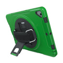 CTA Digital Protective Case with Built-in 360-degree Rotatable Grip Kickstand for iPad 7th and 8th Gen 10.2-in, iPad Air 3 and iPad Pro 10.5-in - Green