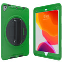 CTA Digital Protective Case with Built-in 360-degree Rotatable Grip Kickstand for iPad 7th and 8th Gen 10.2-in, iPad Air 3 and iPad Pro 10.5-in - Green