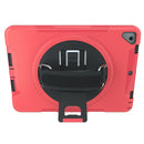 CTA Digital Protective Case with Built-in 360-degree Rotatable Grip Kickstand for iPad 7th and 8th Gen 10.2-in, iPad Air 3 and iPad Pro 10.5-in - Red