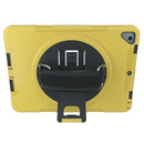CTA Digital Protective Case with Built-in 360-degree Rotatable Grip Kickstand for iPad 7th and 8th Gen 10.2-in, iPad Air 3 and iPad Pro 10.5-in - Yellow