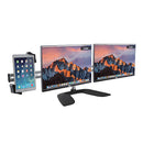 CTA Digital Tri-Screen VESA and Tablet Workstation - Black