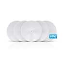 Ubiquiti UISP airMAX PowerBeam AC 5-Ghz Gen 2 High Performance Bridge - 5-Pack - White