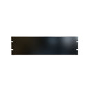 Hammond 3U Formed Steel Rack Panel - Gloss Black