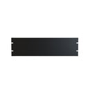Hammond 3U Formed Steel Rack Panel - Matte Black