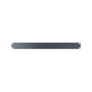 Hammond 1U Flat Steel Rack Panel - Matte Black
