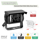 Pyle Weatherproof Rear View Backup Camera with 7-in LCD Monitor - Black