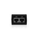 Ubiquiti 24-volt DC 12-watt Gigabit PoE Adapter - Black