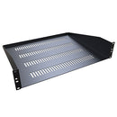 Hammond 2U Vented 38.1-cm (15-in) Deep Rack Mount Shelf - Black