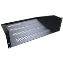 Hammond 3U Vented 38.1-cm (15-in) Deep Rack Mount Shelf - Black