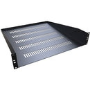 Hammond 3U Vented 50.8-cm (20-in) Deep Rack Shelf - Black