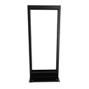 Rack Basics Welded Steel 44U 2 Post Rack - Black