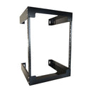 Rack Basics 12U 0.7-meter (28-in) Fixed Wall Rack - Black