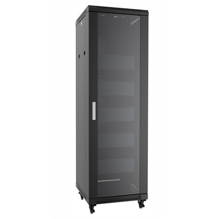 Rack Basics 42U 1.8-meter (74-in) Audio/Visual Cabinet - Black