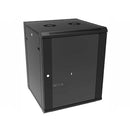 Rack Basics 12U 0.6-meter (25-in) Wall Mount Cabinet - Black