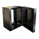 Rack Basics 15U 0.7-meter (30-in) Swing-Out Wall Mount Cabinet - Black