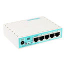 MikroTik hEX lite 850-MHz 5-port Fast Ethernet Router - White