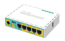 MikroTik hEX PoE lite 660-MHz 5-port Ethernet with PoE Output for 4-ports Router - White