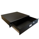 Hammond 2U 40.6-cm (16-in) Deep Rack Mount Locking Storage Drawer