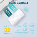 TP-Link AC750 Wi-Fi Range Extender 3200-sq ft Coverage - White