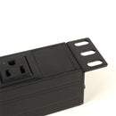 Royal Racks 6 Outlet 1U Power Strip with 1.8-meter (6-ft) Cord - Black