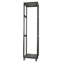 Royal Racks 42U Metal Skeleton Rack - Black
