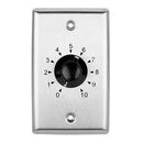 Saga Elite Single Gang 35-watt 25/70.7-volt Volume Control - Stainless Steel
