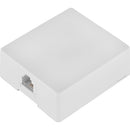 HomeWorx Signature Series 4-Wire Surface Mount Box - White