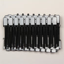 HomeWorx Signature Series 7.6-cm (3-in) Cable Ties with Write-on Label - 100 Pack - Black