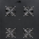 Tripp Lite SmartRack 12U Switch-Depth Wall-Mount Hinged Back Small Rack Enclosure for Harsh Environments - Black