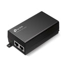 TP-Link 2-Gigabit Port PoE+ Injector Adapter - Black