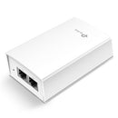 TP-Link Gigabit 48-volt Passive PoE Adapter with Wall Mount Design - White