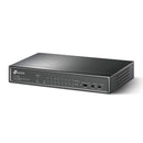 TP-Link 9-port 10/100Mbps Desktop Switch with 8-port PoE+ - Grey