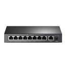 TP-Link 9-port 10/100Mbps Desktop Switch with 8-port PoE+ - Grey