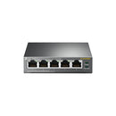 TP-Link 5-Port Gigabit Desktop Switch with 4-Port PoE and 5 Gigabit RJ45 Ports - Grey