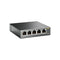 TP-Link 5-Port Gigabit Desktop Switch with 4-Port PoE and 5 Gigabit RJ45 Ports - Grey