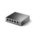 TP-Link 5-Port Gigabit Desktop Switch with 4-Port PoE and 5 Gigabit RJ45 Ports - Grey